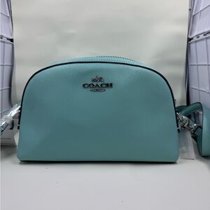 Coach Women's Aqua Crossbody Bag